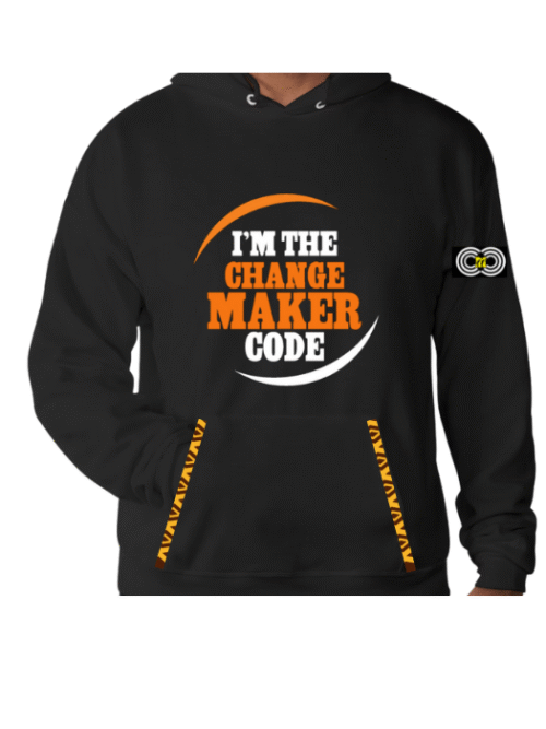 I'm the Changemaker Code – Black Hoodie – CMC-BH2215