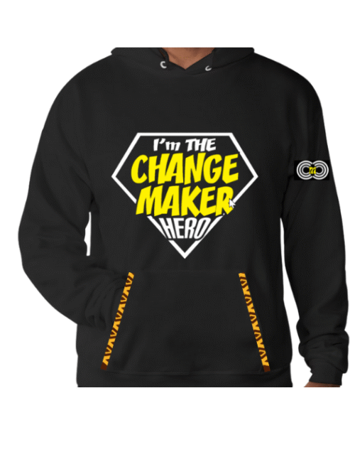 I'm the Changemaker Hero – Black Hoodie – CMC-BH2220