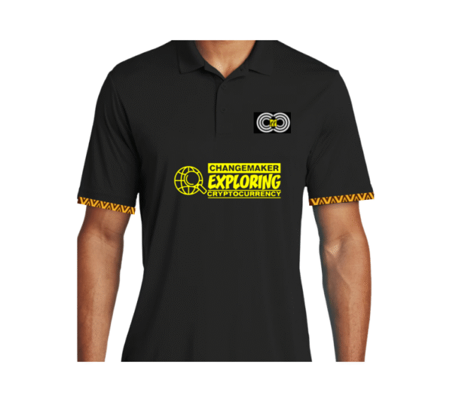 Changemaker Exploring Cryptocurrency - Grey Polo - CMC-GP2206--$10 (₦6,000) - Image 3