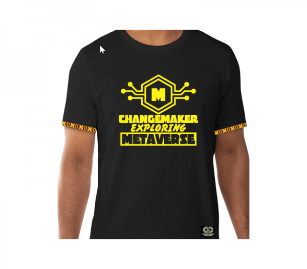 ChangeMaker Exploring Metaverse Black T-Shirt – CMC-BT2201