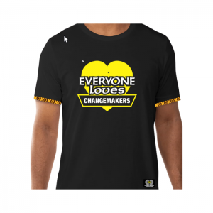 Everyone Loves Changemakers – Black T-Shirt CMC-WT2204