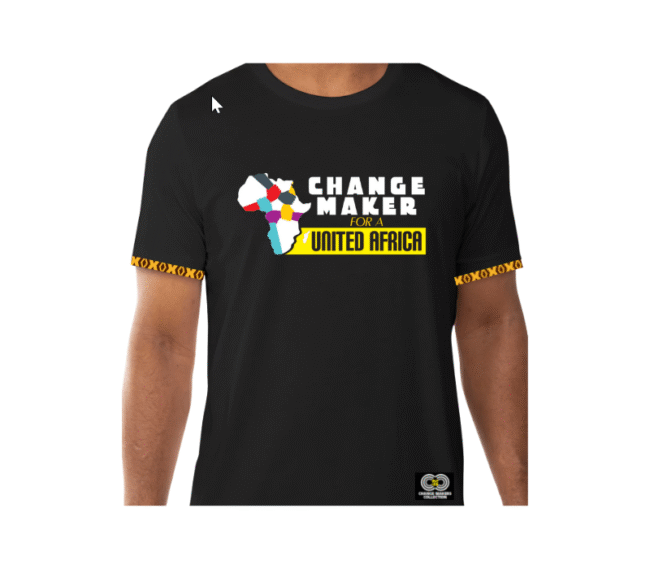 Changemaker for a United Africa - White T-Shirt CMC-WT2210 -$8.99 (₦5,000) - Image 2