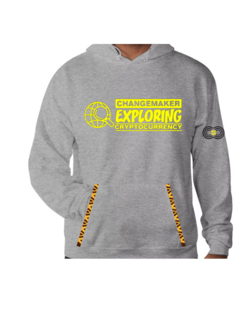 Changemaker Exploring Cryptocurrency - Grey Hoodie - CMC-GH2210