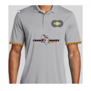 Changemaker for a United Africa - Grey Polo CMC-GP2204
