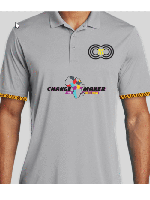 Changemaker for a United Africa - Grey Polo CMC-GP2204