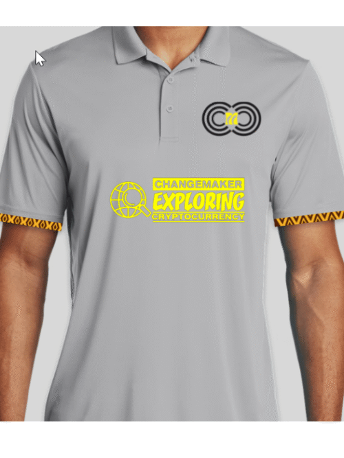 Changemaker Exploring Cryptocurrency - White T-Shirt - CMC-WP2212