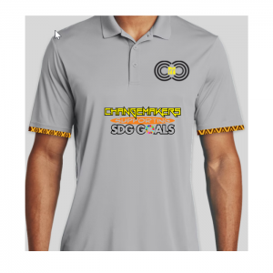 ChangeMakers Supporting SDG Goals - Grey Polo - CMC-GP2212