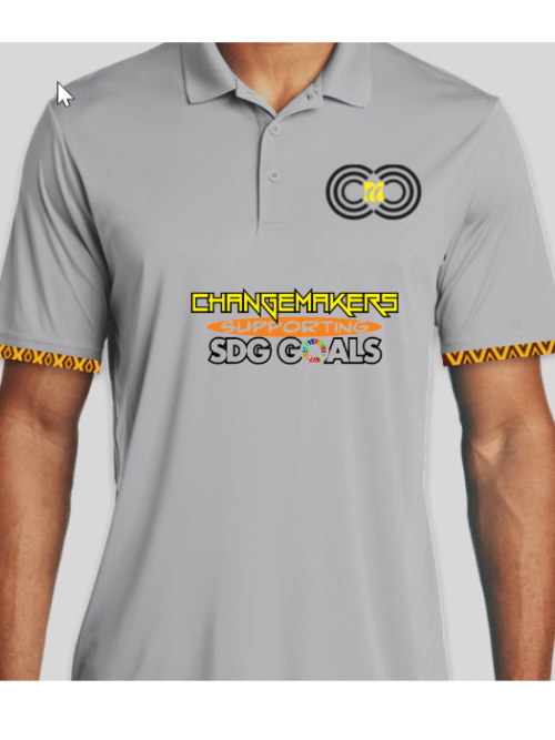 ChangeMakers Supporting SDG Goals - Grey Polo - CMC-GP2212