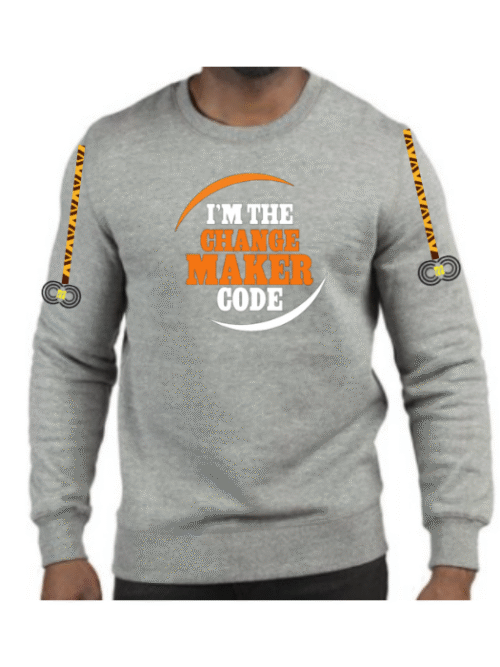I'm the Changemaker Code – Grey Sweat-shirt – CMC-GS2220