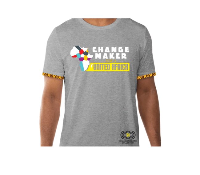 Changemaker for a United Africa - White T-Shirt CMC-WT2210 -$8.99 (₦5,000) - Image 4