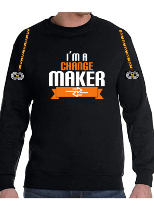 I'm a Changemakers – Black Sweat-shirt CMC-SS2211