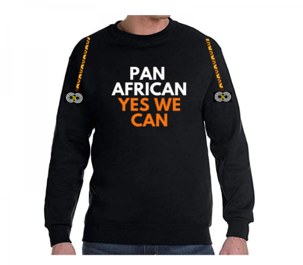 Pan African Yes We Can - Black Sweat-shirt - CMC-SS2218