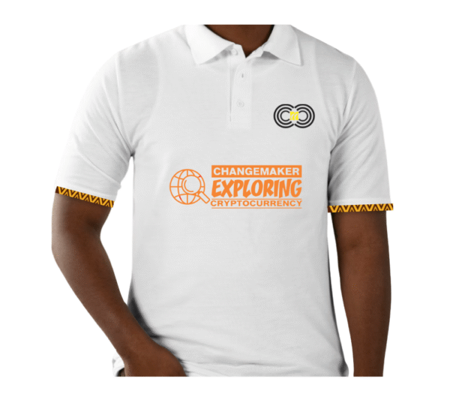 Changemaker Exploring Cryptocurrency - Grey Polo - CMC-GP2206--$10 (₦6,000) - Image 2