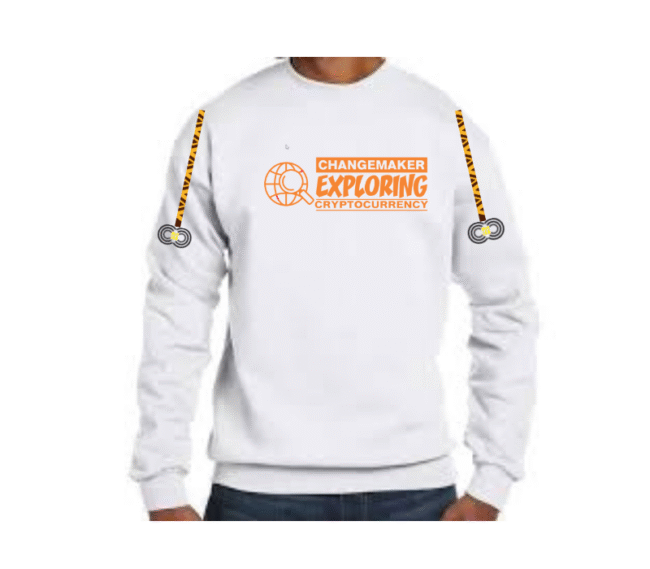 Changemaker Exploring Cryptocurrency - Black Sweat Shirt- CMC-SS2204--$15 (₦8,000) - Image 3