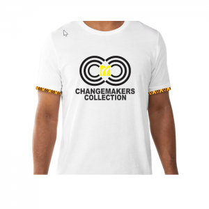 Change Maker Collection Logo – White T-shirt – CMC-WT2201