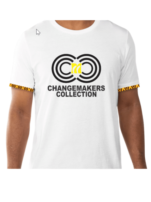 Change Maker Collection Logo – White T-shirt – CMC-WT2201