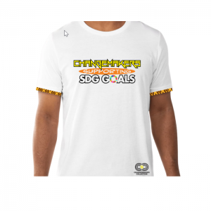 ChangeMakers Supporting SDG Goals - White T-shirt - CMC-WT2211