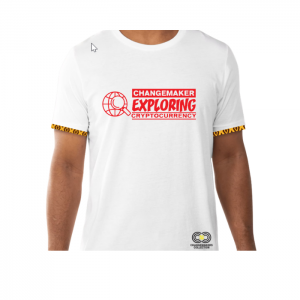Changemaker Exploring Cryptocurrency - White T Shirt- CMC-WT2213