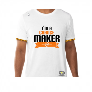 I'm a Changemakers – White T-shirt CMC-WT2216