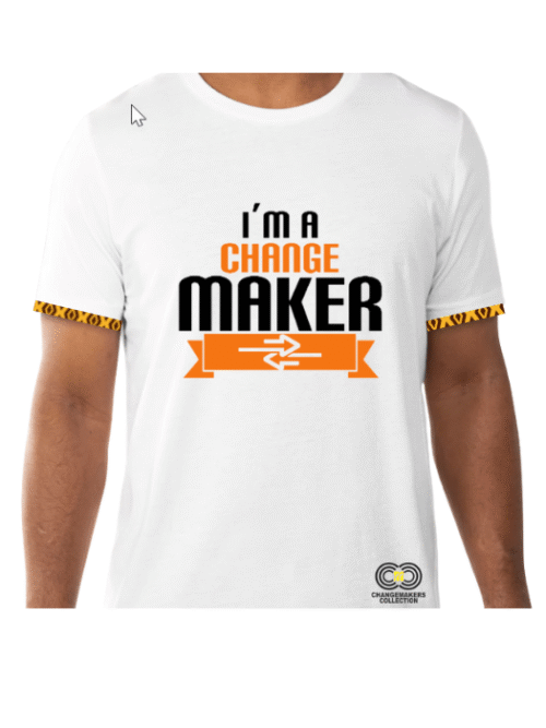 I'm a Changemakers – White T-shirt CMC-WT2216