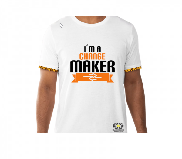 I'm a Changemakers – White T-shirt CMC-WT2216