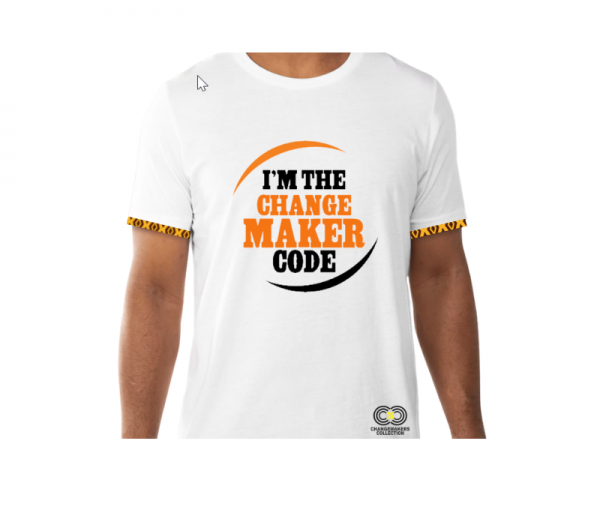 I'm the Changemaker Code – White T-shirt – CMC-WT2217