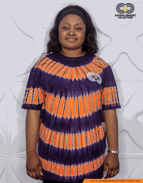 T-SHIRT WITH AFRICAN PRINT – CMC-5656