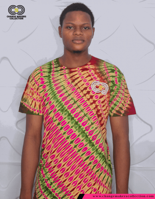 T-SHIRT WITH AFRICAN PRINT – CMC-5656-3