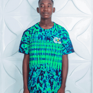 T-SHIRT WITH AFRICAN PRINT – CMC-5623 - $15 (₦10,000)